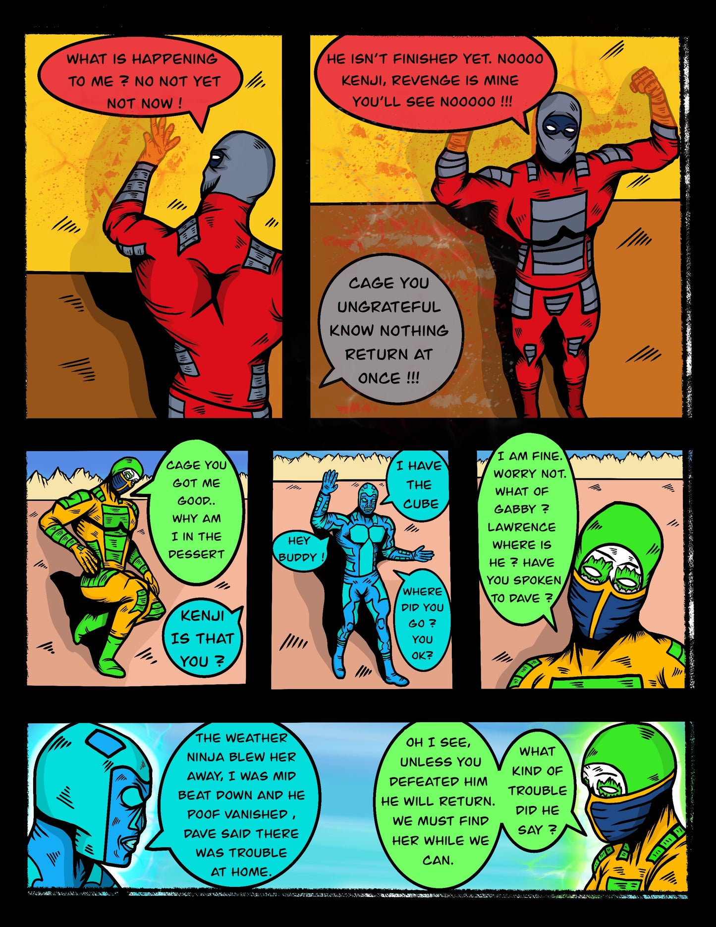 Warriors of the in between issue 6 digital