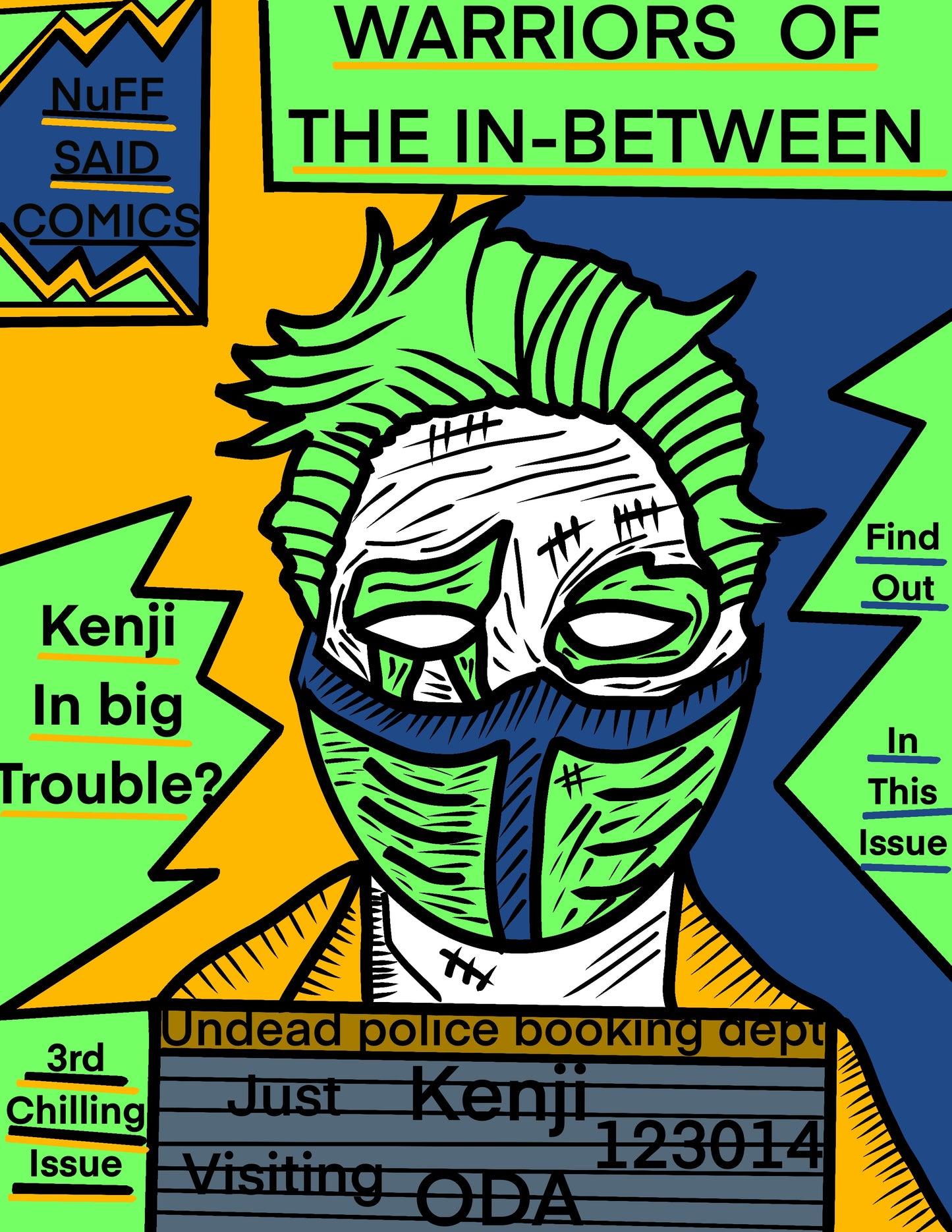 Warriors of the in-between number 3 physical edition