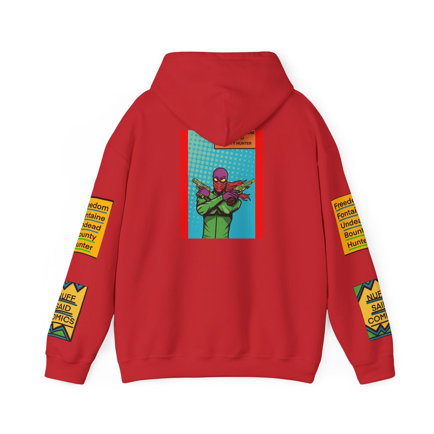 Comic Panel Hoodie — Retro Pop Art Superhero Sweatshirt