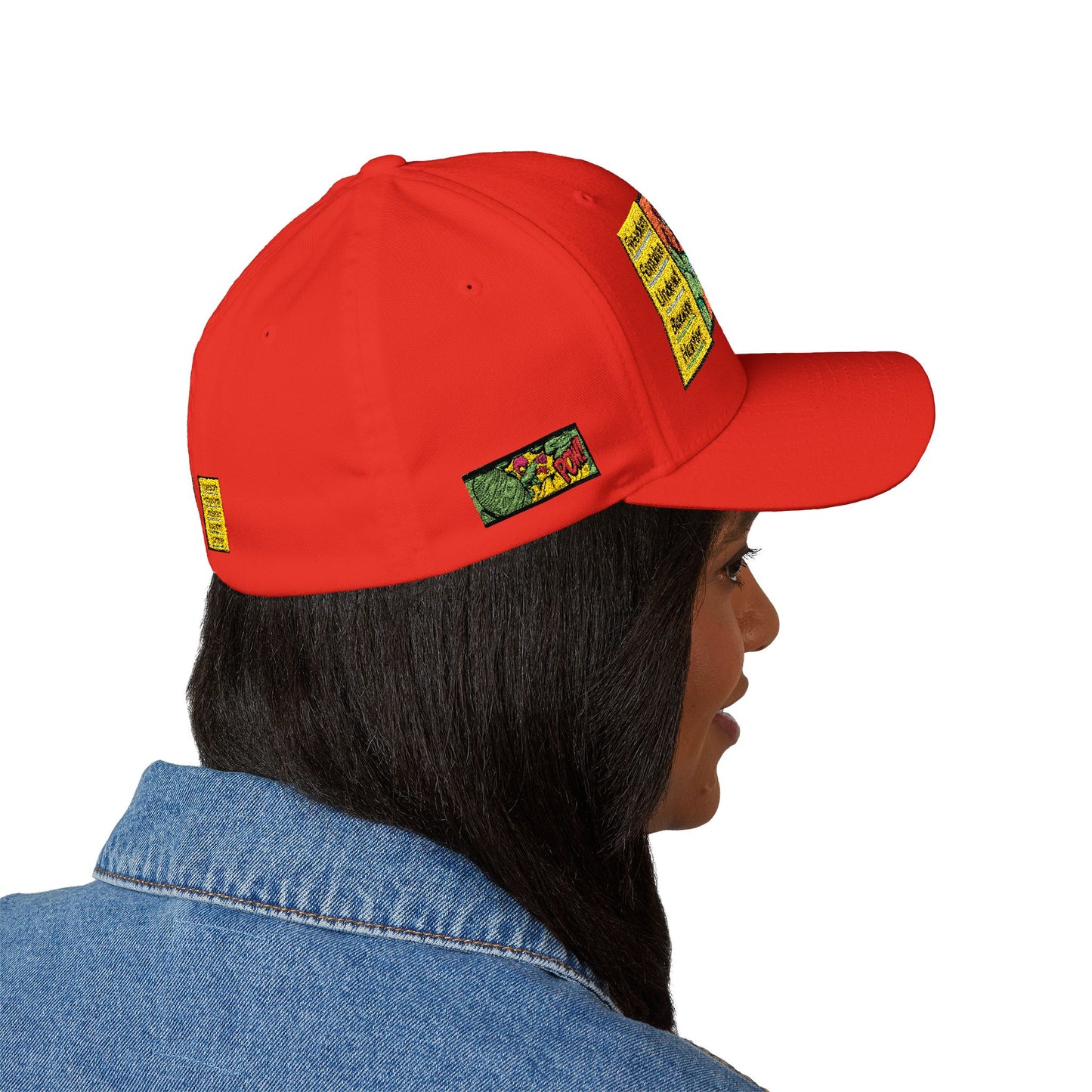 Embroidered  freedom Fontaine  Hat  — Colorful Pop Art Patch Baseball Hat