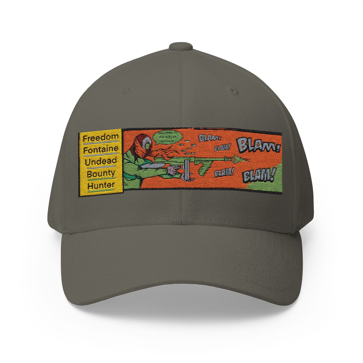 Embroidered  freedom Fontaine  Hat  — Colorful Pop Art Patch Baseball Hat