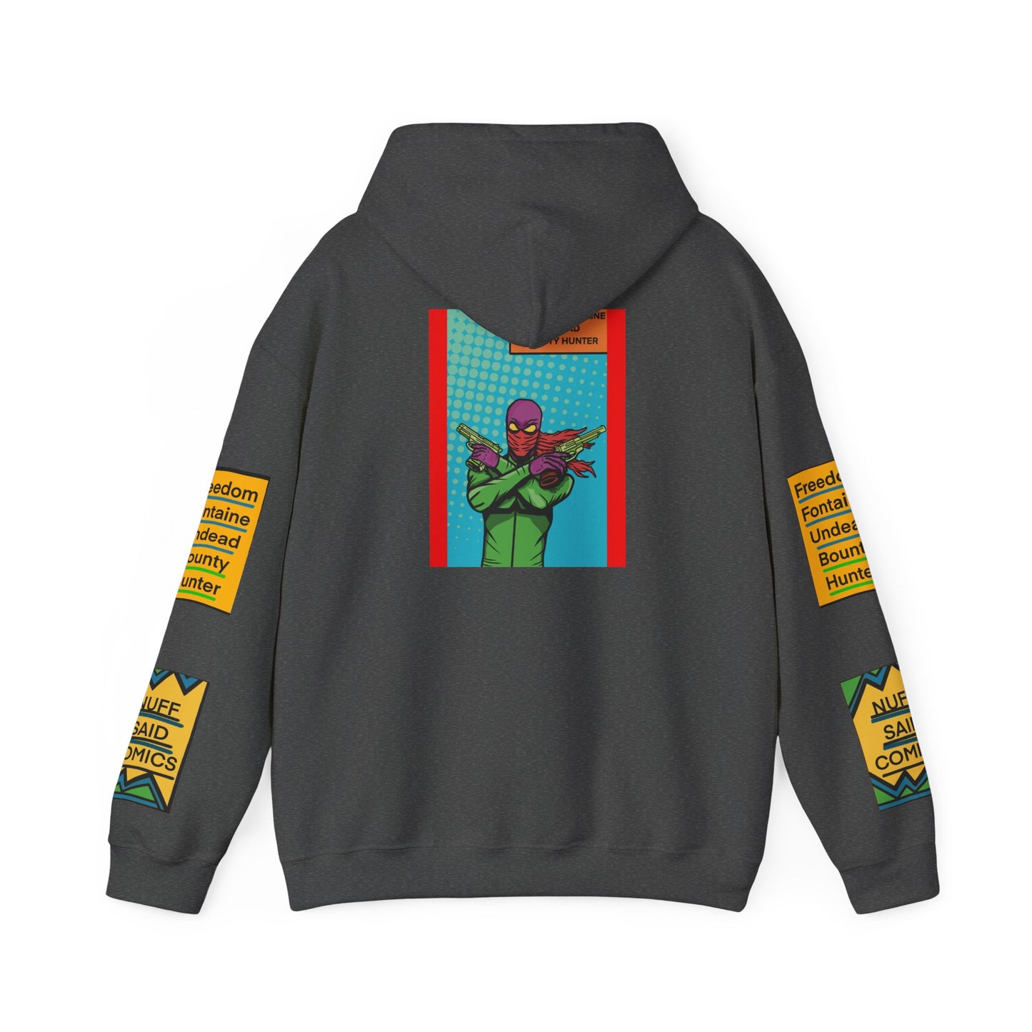 Comic Panel Hoodie — Retro Pop Art Superhero Sweatshirt