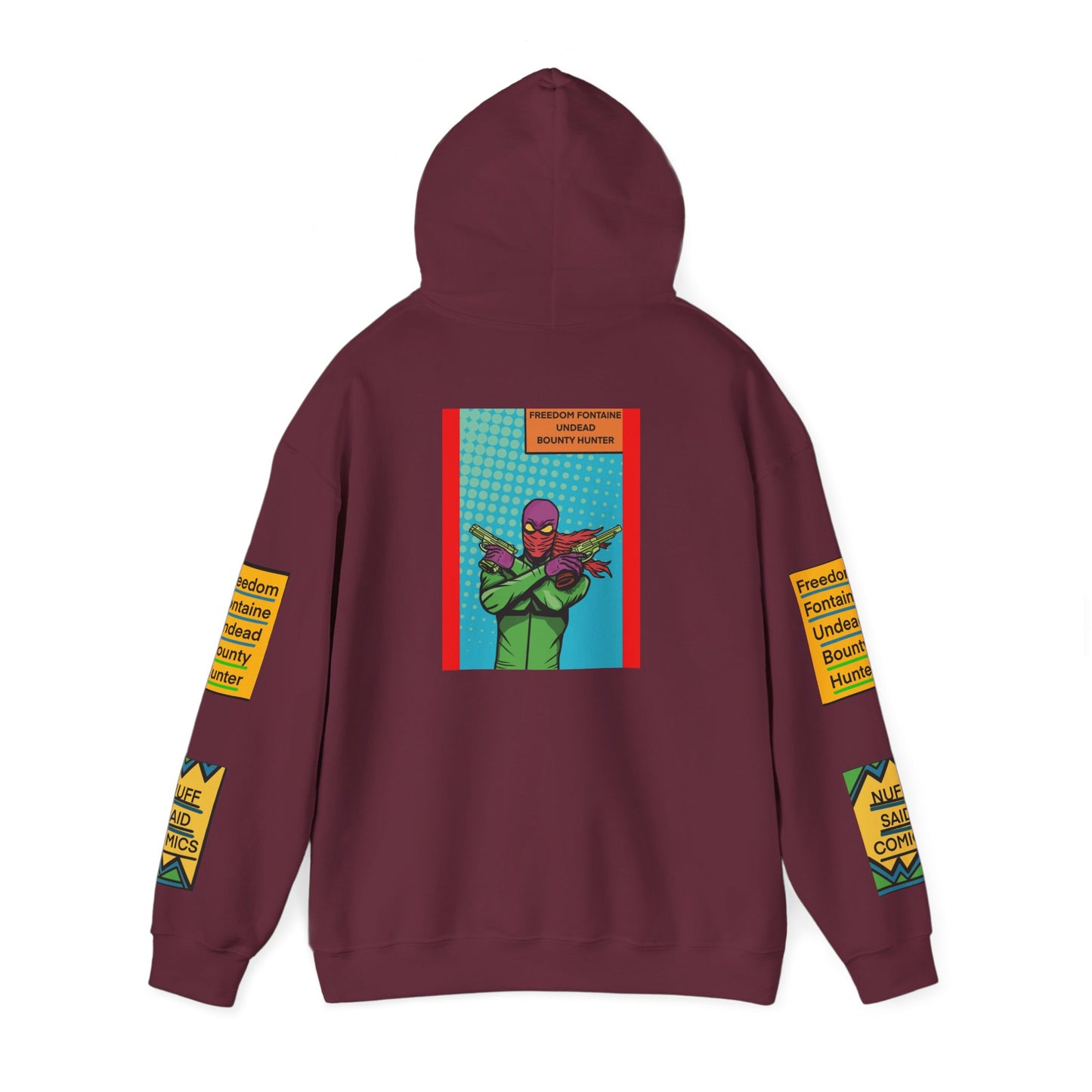 Comic Panel Hoodie — Retro Pop Art Superhero Sweatshirt