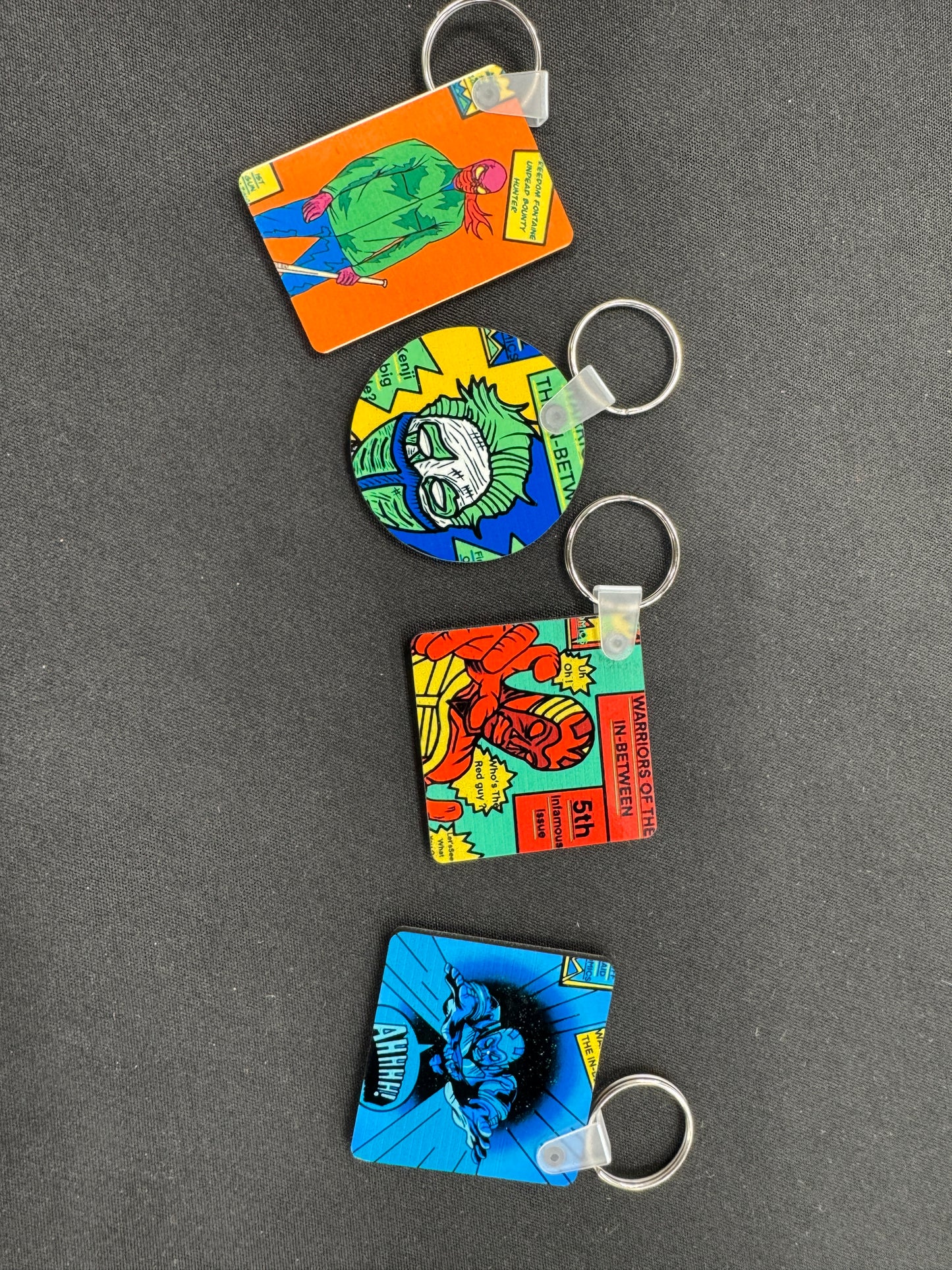 Nuff said comics key chains